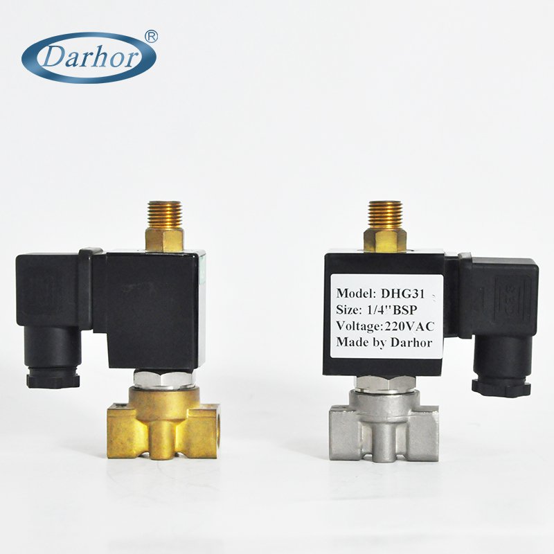 DHG31 3/2 way direct acting brass solenoid valve