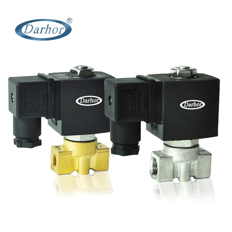 DHSM31 2 way miniature direct acting brass solenoid valve
