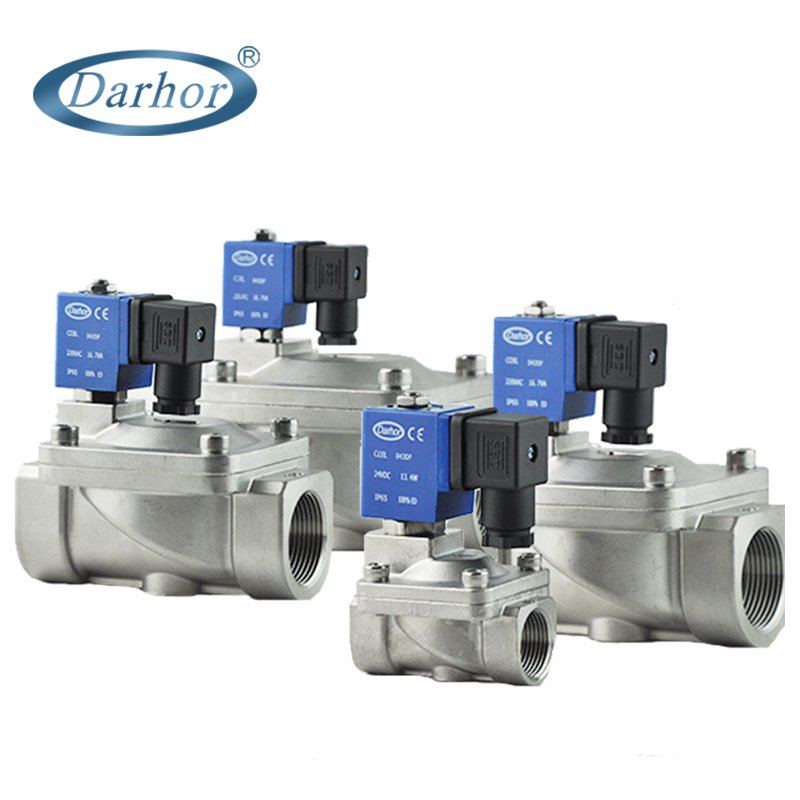 DHD31 2 way pilot operated SS solenoid valve
