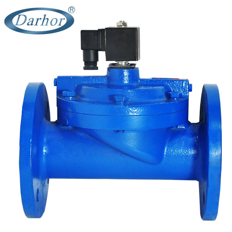 DF flange 2 way pilot operated solenoid valve