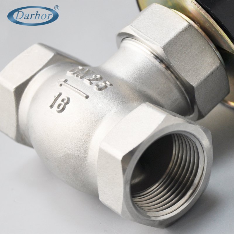 ZQDF 2 way piston steam SS304 solenoid valve