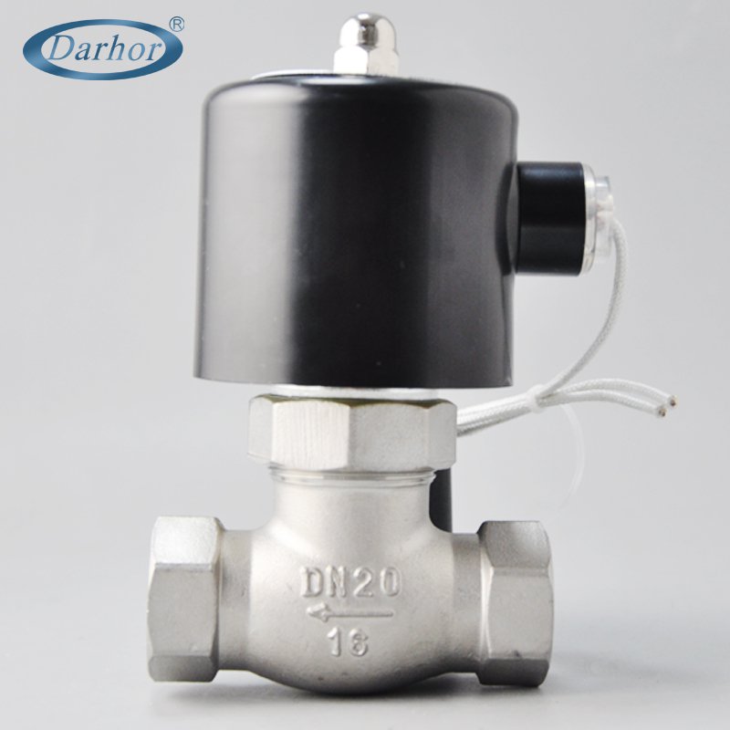 ZQDF 2 way piston steam SS304 solenoid valve