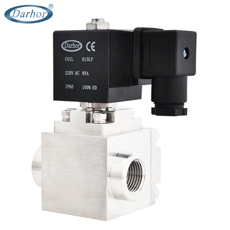 DHSE 2 way high pressure SS solenoid valve