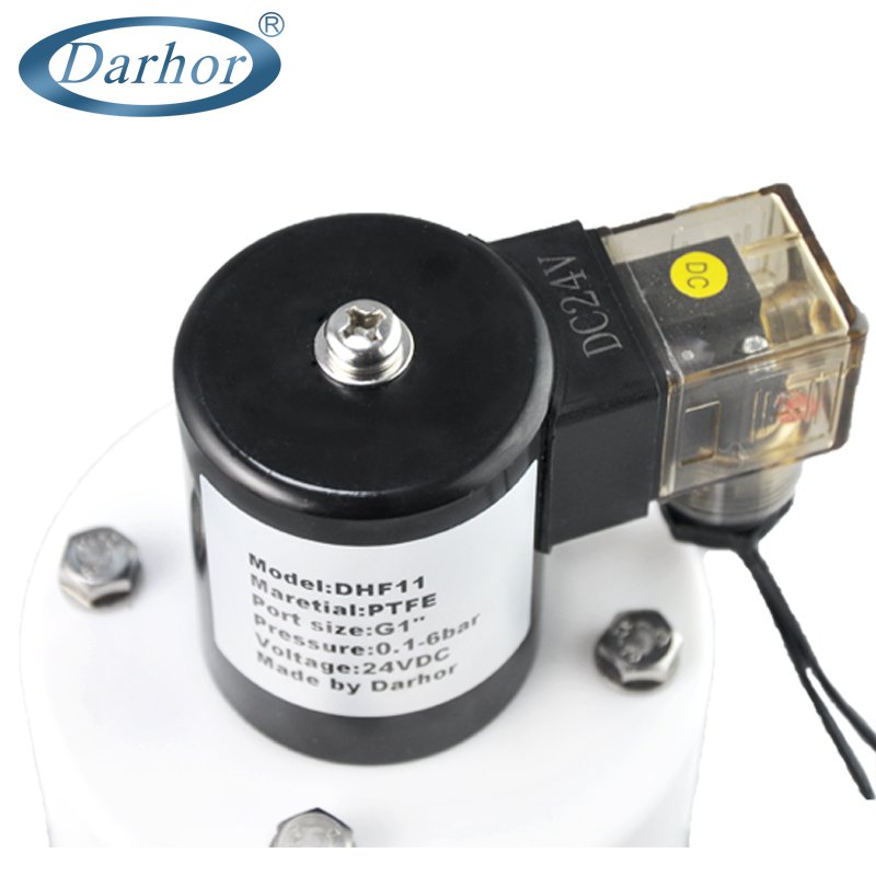 DHF11 2 way anti-corrosive PTFE solenoid valve
