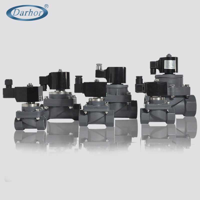 DHF21 2 way anti-corrosive UPVC、CPVC solenoid valve