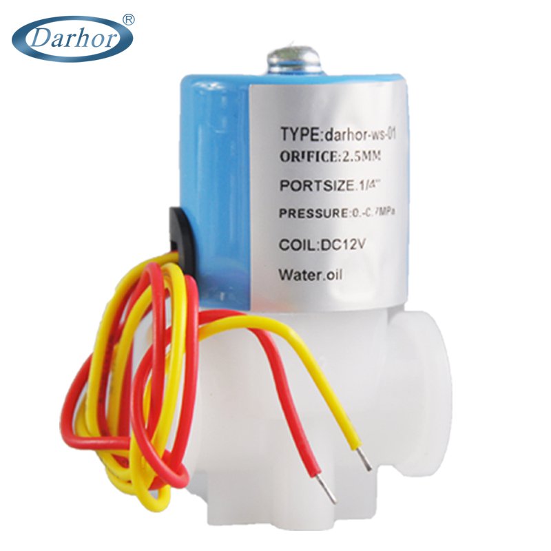 DHWS RO machine drinking water PP、POM solenoid valve