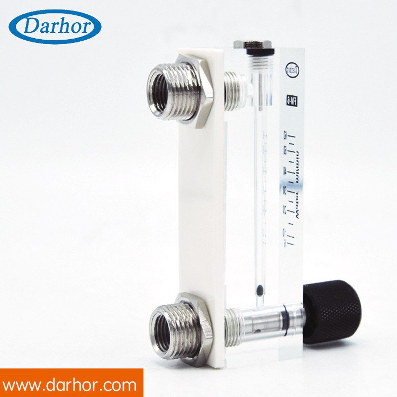 DFG-6T high precision acrylic panel mount flow meter