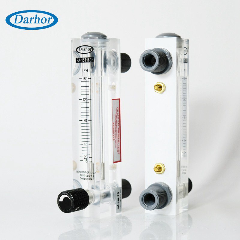 DFA / DFA-T acrylic panel mount flow meter