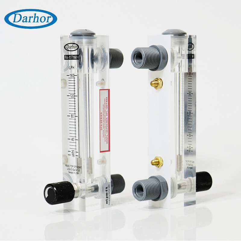 DFA / DFA-T acrylic panel mount flow meter