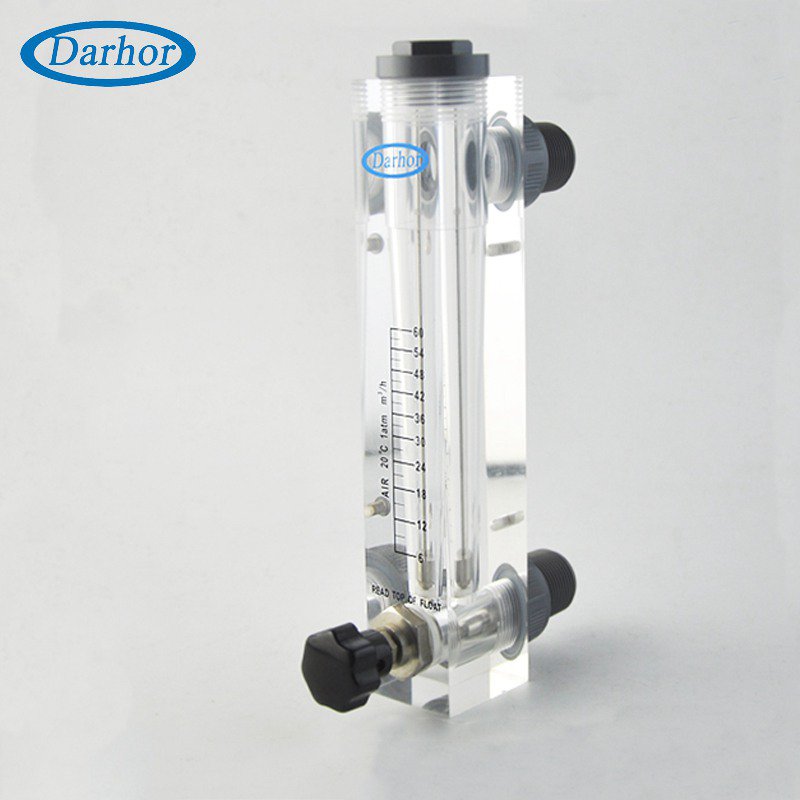 DFC / DFC-T acrylic panel mount flow meter