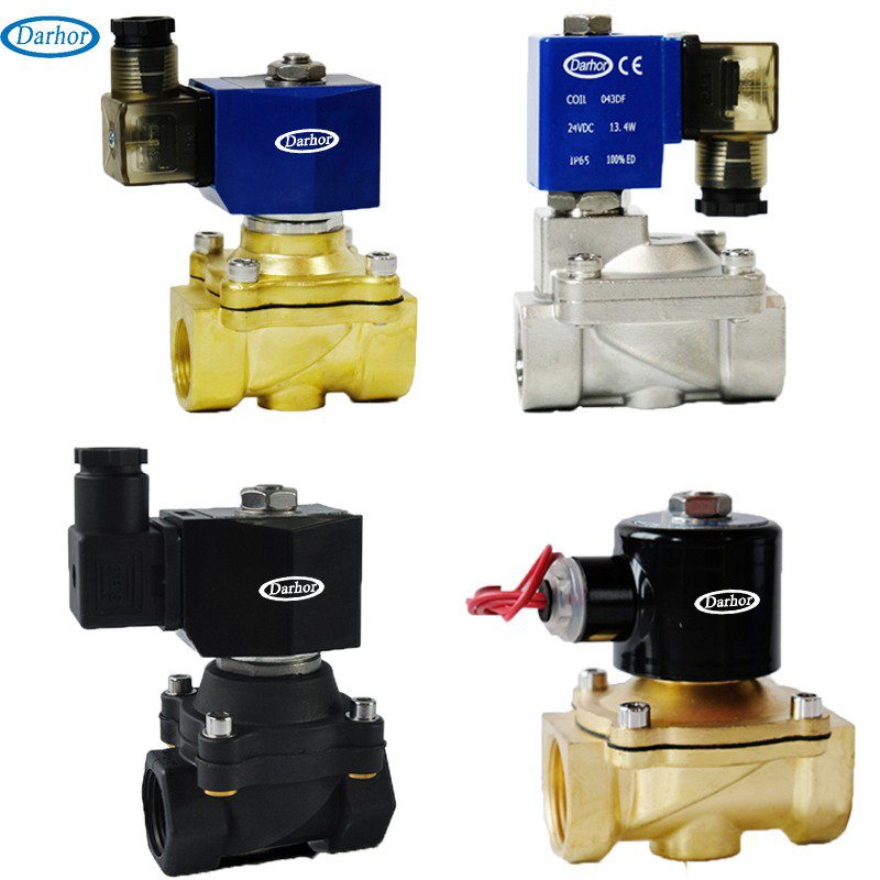 DW21 2 way direct acting brass solenoid valve